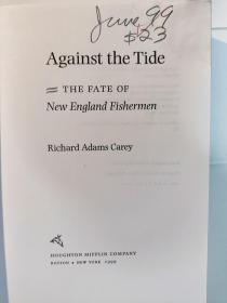 Against the Tide: The Fate of the New England Fisherman