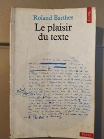 Le plaisir du texte