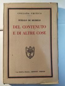 Del contenuto e di Altre cose