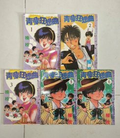 青春狂想曲5本（第1、2、3、5、6集，32开本）