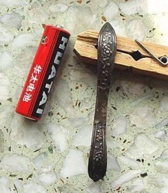收藏品清末民国老银簪子ZYTA1541