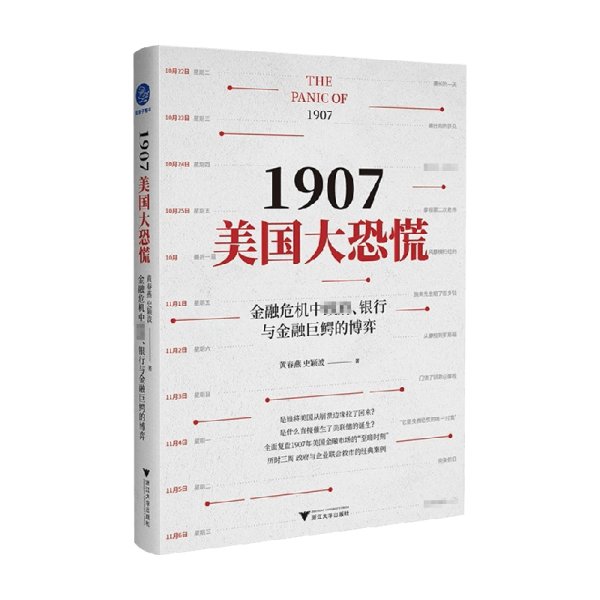 1907美国大恐慌 黄春燕 史颖波 著 经济