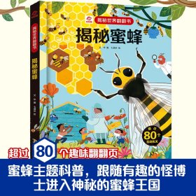 揭秘世界翻翻书 揭秘蜜蜂 3-6岁 玩具书