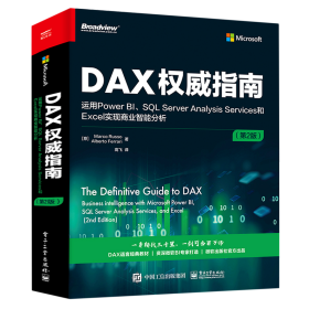 DAX权威指南：运用Power BI、SQL Server Analysis Services和Excel实现商业智能分析（第2版）