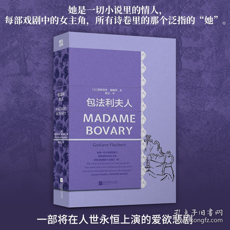 包法利夫人 (法)居斯塔夫·福楼拜 著 崔征 译 世界名著文学 新华书店正版图书籍 江苏凤凰文艺出版社