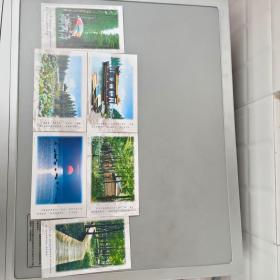 明信片 高邮东湖度假村生态旅游 60分明信片一套6张