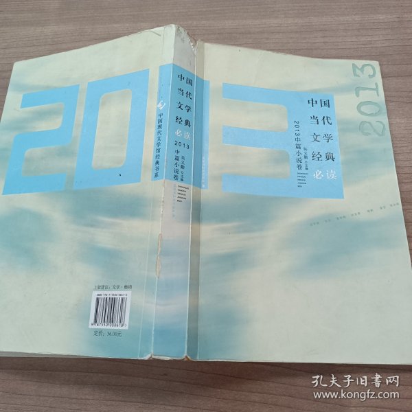 中国当代文学经典必读 2013中篇小说卷