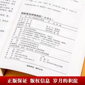 钢铁是怎样练成的 奥斯特洛夫斯基 著 周露 译 世界名著文学 新华文轩书店旗舰店官网正版图书书籍畅销书 中国文联出版社