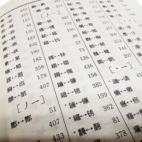 正版简化字繁体字异体字对照字典大全繁简字对照古代汉语汉字词典写简识繁写繁识简简体繁体常用字速查工具书国学语言研究者汉字书