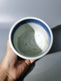 民国青花人物故事炉