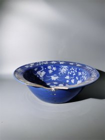 道光霁蓝加白满池娇大盆