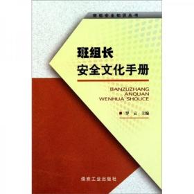 班组安全知识丛书：班组长安全文化手册