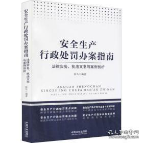 安全生产行政处罚办案指南：法律实务、执法文书与案例剖析