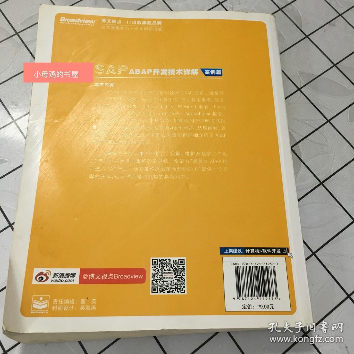 SAP ABAP开发技术详解（实例篇）