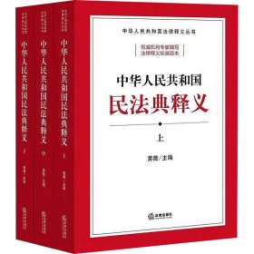 中华人民共和国民法典释义(全3册) 黄薇 编 法律实务