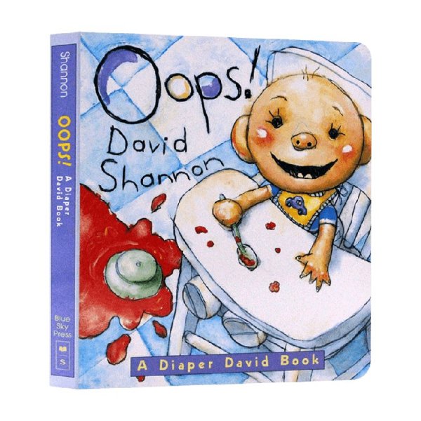 Oops! (A Diaper David Book)  Board Book 大卫宝宝的故事：唬