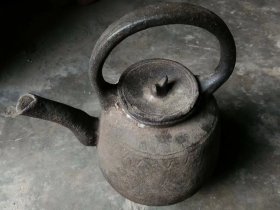 黑陶老茶壶