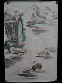 山水人物画