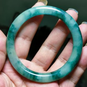 缅甸飘花圆条手镯
