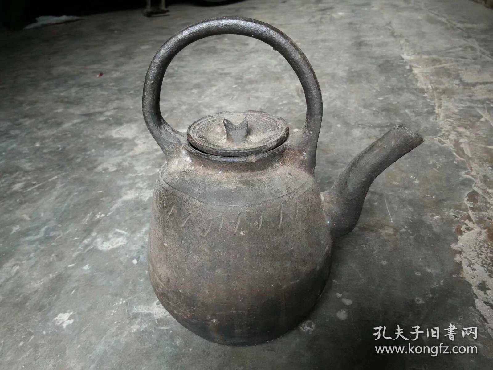 黑陶老茶壶