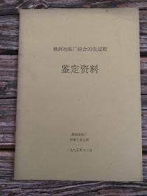 株洲冶炼冶炼厂综合回收过程鉴定资料