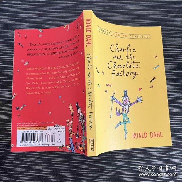 Charlie and the Chocolate Factory (Puffin Modern Classics)  查理和巧克力工厂 英文原版