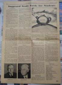 【报刊集藏，民国，毛泽东，红军，蒋介石】The American Observer（《美国观察家报》）1945-11-19[s1P0829]