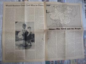 【报刊集藏，民国，毛泽东，红军，蒋介石】The American Observer（《美国观察家报》）1945-11-19[s1P0829]