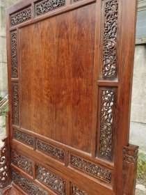 黄花梨 素面插屏