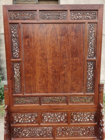 黄花梨 素面插屏