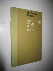 the british library ninth annual report 1981-1982 英文