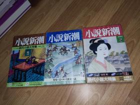 小说新潮 时代小说大特集 1994第9、2期、1991年第2期 三本合售 日文版 现货