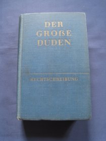 DER GROßE DUDEN  Wörterbuch und Leitfaden der deutschen Rechtschreibung  杜登德语词典 德国1959年印刷 德语原版