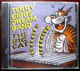 （进口原盘）Terry Gibbs Dream Band：The Big Cat（后波普电颤琴大师特里·吉布斯专辑）（Contemporary唱片公司原版CD一张，品相十品全新，原塑封未拆）