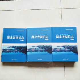 湖北省湖泊志上中下全三册2014年1版1印