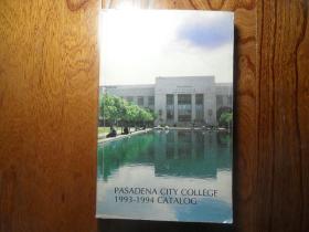 PASADENA CITY COLLEGE 1993-1994 CATALOG