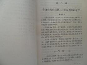 外国文学史教程（下.启功题签）