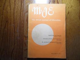 THE MCGILL JOURNAL OF EDUCATION[1986.01]