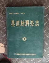 第一汽车制造厂厂志丛书：基建材料处志，基建材料处分卷2册合售