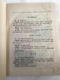 内蒙古自治区农家品种目录汇编（16开精装）1959年版