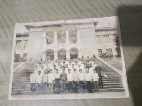 老照片 江西省井冈山革命博物馆 合影留念 2078