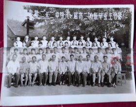 北京市第22中学八一届高二（4班）毕业合影