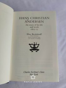 安徒生传记 Hans Christian Andersen: The Story of His Life and Work, 1805-75