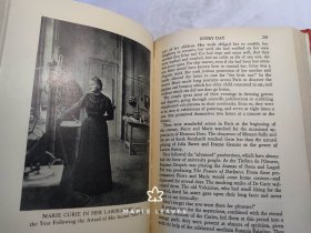 1939年 居里夫人传 Madame Curie - A biography by Eve Curie 居里夫人的小女儿Eve Curie写的 瑕疵见图 图书馆装订