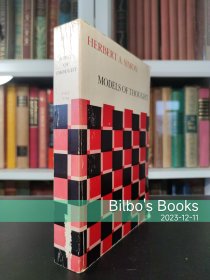 Herbert A. Simon 赫伯特·A·西蒙 Models of Thought 瑕疵见图，有磨损、压痕，内衬页连接处有些开胶