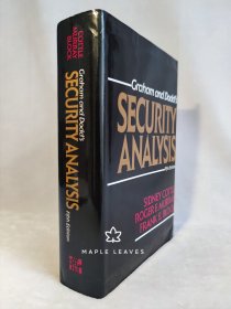 巴菲特老师 Benjamin Graham & David L. Dodd 证券分析 Security Analysis  第五版 1988年
