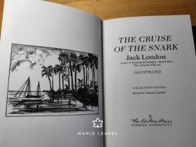 真皮收藏版 杰克·伦敦 Cruise of the Snark 竹节书脊 三面刷金 Easton Press