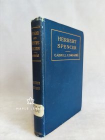 1907年 Herbert Spencer and scientific education 赫伯特·斯宾塞与科学教育 书顶刷金
