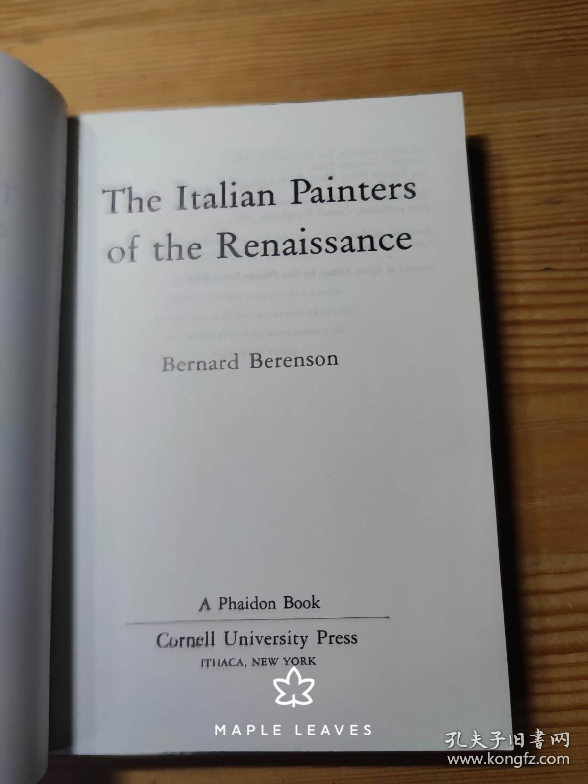 Bernard Berenson - The Italian Painters of the Renaissance 文艺复兴时期的意大利画家