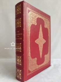 十日谈 The Decameron - Fritz Kredel插图 Easton Press 大厚本 1.5公斤 真皮收藏版 竹节书脊 书口刷金 绸带书签